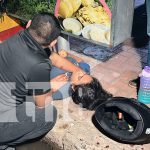 Foto: Joven resultó gravemente lesionada en colisión entre dos motocicletas en Juigalpa/TN8