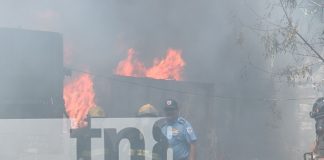 Foto: Incendio en Managua/TN8
