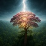 Descubren árbol que convierte las tormentas en estrategia de vida Foto:Un árbol que desafía la electricidad/Cortesía
