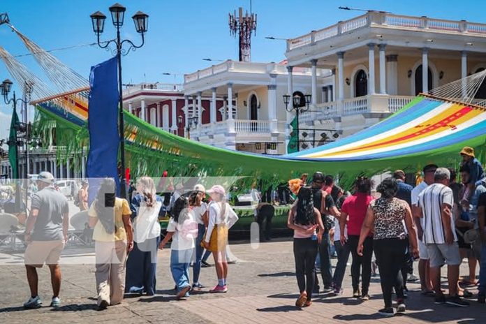2 Foto: Granada teje historia: la hamaca de los 500 años une a más de 700 manos/TN8