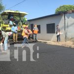 Alcaldía de Managua supervisa 7 nuevas calles en el barrio Georgino Andrade Foto: Más calles en Managua /cortesía