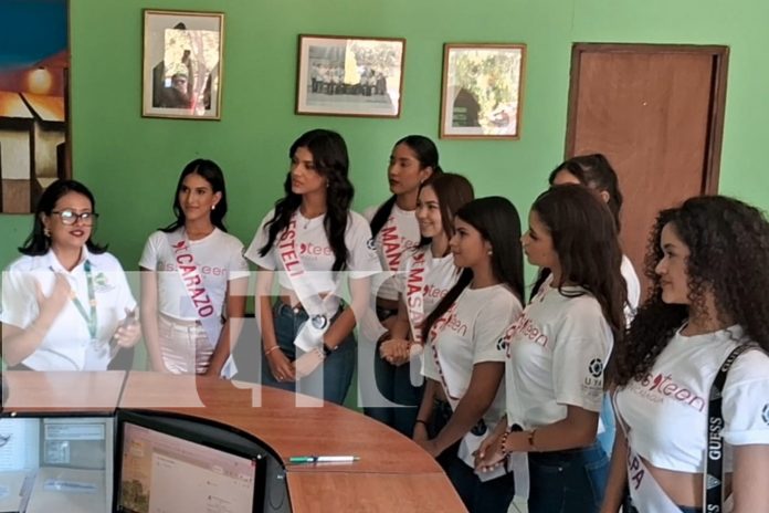 Foto: UCN Jinotepe recibe con honores a Miss Teen Nicaragua/TN8 Foto: UCN Jinotepe recibe con honores a Miss Teen Nicaragua/TN8