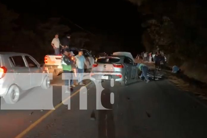2 Foto: Triple colisión en la carretera Matagalpa - Jinotega deja un fallecido y un lesionado/TN8