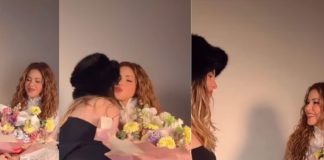 Foto: Belinda emociona a Shakira /cortesía