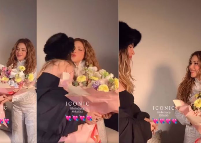 Foto: Belinda emociona a Shakira /cortesía Foto: Belinda emociona a Shakira /cortesía