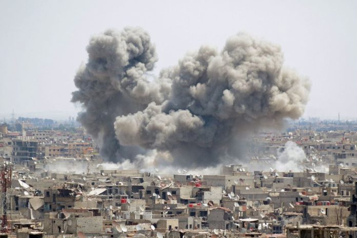 Foto: Israel bombardea Damasco /Cortesía