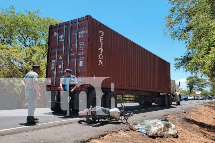 Foto: Accidente en la carretera León-Managua/TN8