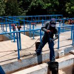 ENACAL avanza en la rehabilitación de la potabilizadora en San Rafael del Sur Foto: (ENACAL) Acceso a agua potable en San Rafael del Sur/Cortesía