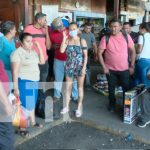 Foto: Gran afluencia de pasajeros se registra en la terminal de buses del mercado El Mayoreo/TN8