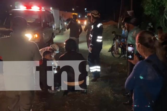 Foto: Accidente en Estelí deja joven con golpes/TN8