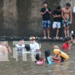 Foto: El sol resplandece y el río Wani en Siuna revive con alegría familiar/TN8