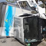 Camioncito volcó en la carretera Matiguas-Río Blanco dejando daños materiales Foto: Accidente de tránsito en Matiguas /TN8