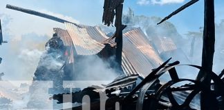 Foto: Fuego consume trapiche en Carazo/TN8