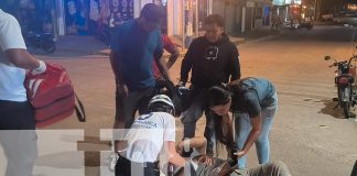 Foto: Motorizado huye tras provocar accidente y dejar a otro joven herido en Estelí/TN8