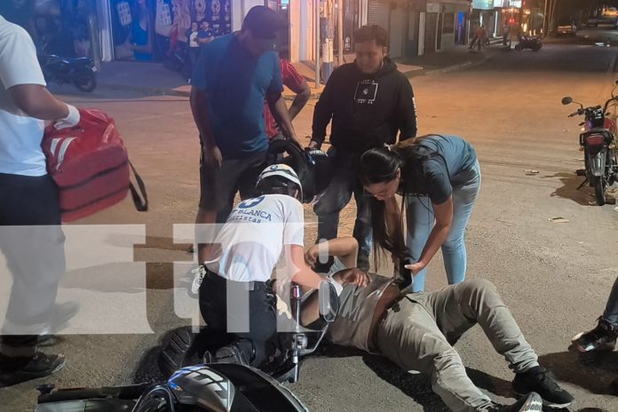 Foto: Motorizado huye tras provocar accidente y dejar a otro joven herido en Estelí/TN8