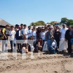 Realizan jornada ambiental en el balneario de Pochomil Foto:jornada ambiental en playas de pochomil/Cortesía