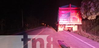 Foto: Accidente en el kilómetro 300 en la vía Mulukuku-Siuna/TN8