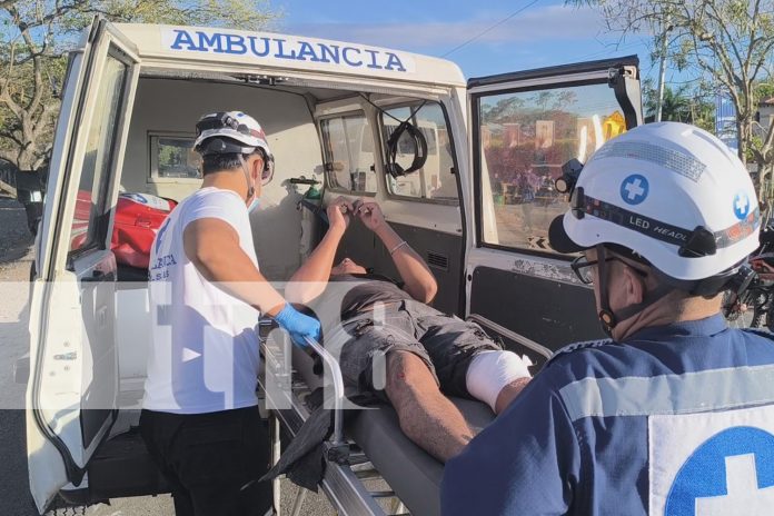 Foto: Motorizado imprudente causa fuerte accidente en Estelí /TN8 Foto: Motorizado imprudente causa fuerte accidente en Estelí /TN8