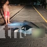 ¡Sin casco! Grave accidente en Ometepe deja dos jóvenes heridos Foto: Un lesionado grave deja accidente en la Isla de Ometepe/TN8
