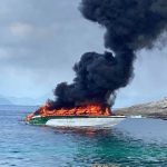 Explota una lancha con 36 turistas en Tailandia Foto: Explota una lancha con turistas en Tailandia /Cortesía