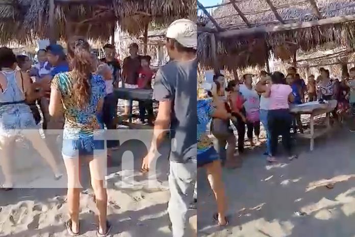 Foto: Pelea entre mujeres rompe la calma en balneario Paso Caballo /TN8