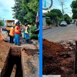 Casi Listo: Avanza al 98% el reemplazo de tuberías en Managua Foto: Reemplazo de Tuberías en Managua/Cortesía