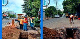Foto: Reemplazo de Tuberías en Managua/Cortesía