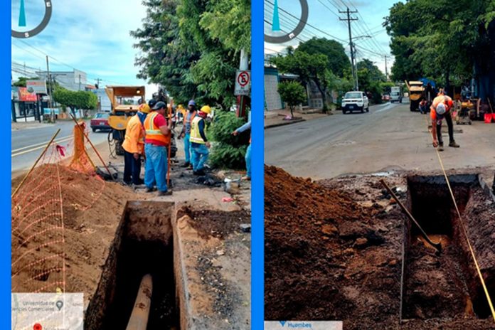 Foto: Reemplazo de Tuberías en Managua/Cortesía Foto: Reemplazo de Tuberías en Managua/Cortesía