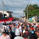 Caminatas por la paz reafirman el amor patrio en todos los departamentos Foto: Nicaragua camina por la justicia, la paz y la dignidad de los pueblos/TN8