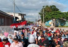 Foto: Nicaragua camina por la justicia, la paz y la dignidad de los pueblos/TN8