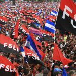 Nicaragua celebra 46 años de Revolución Sandinista con respaldo internacional Foto: Banderas del FSLN en Nicaragua