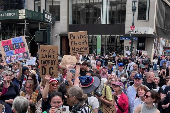 Foto: Protestas contra Trump en New York