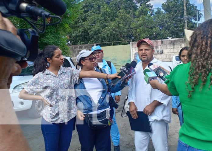 Foto: Brigadistas de salud en el Distrito V de Managua / TN8 Foto: Brigadistas de salud en el Distrito V de Managua / TN8