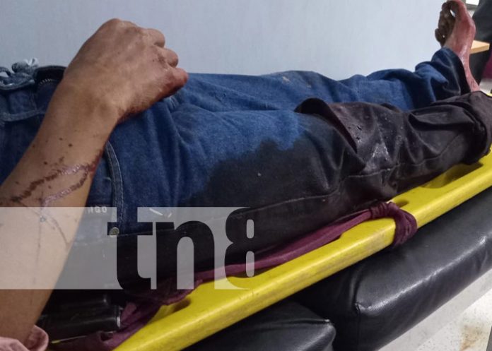 Foto: Violenta agresión a un hombre en Río Blanco / TN8