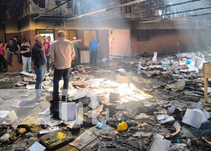 Foto: Incendio en fábrica de puros en Estelí / TN8