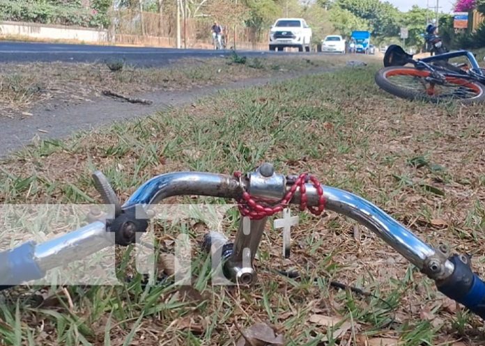 Foto: Mortal accidente acaba con vida de ciclista en Carazo / TN8 Foto: Mortal accidente acaba con vida de ciclista en Carazo / TN8