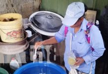 Foto: Fumigación y abatización en el barrio Ayapal, Managua / TN8