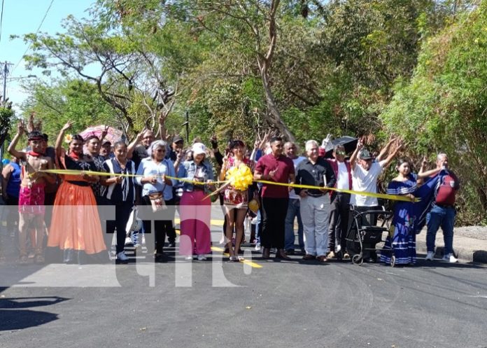 Foto: Nuevas calles para el barrio Cuba, en Managua / TN8