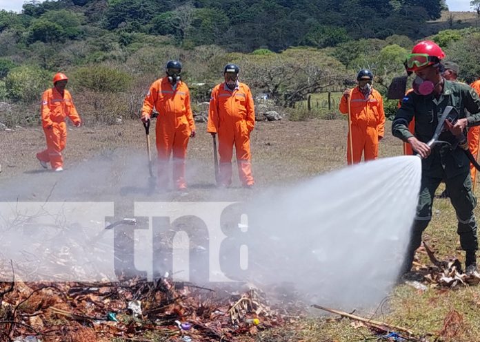 Foto: Prevención de incendios forestales desde Madriz / TN8 Foto: Prevención de incendios forestales desde Madriz / TN8