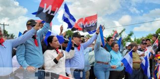 Foto: Inauguración de tramo carretero en El Tortuguero - El Rama, Caribe Sur / TN8