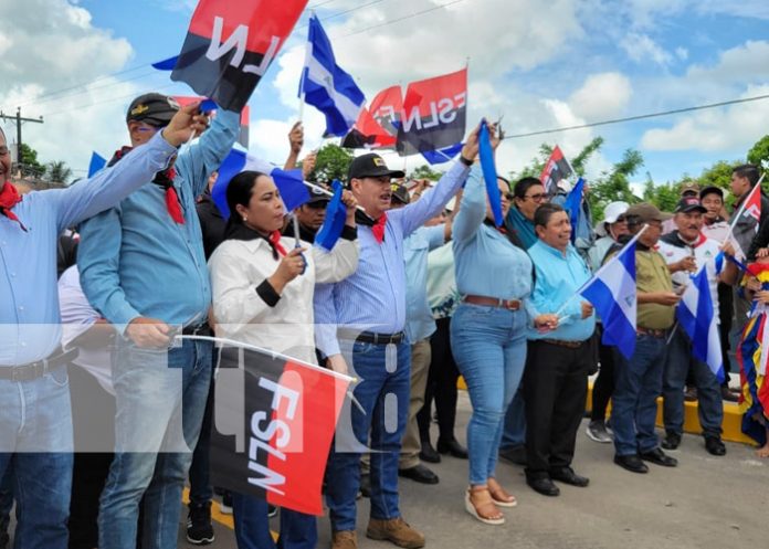 Foto: Inauguración de tramo carretero en El Tortuguero - El Rama, Caribe Sur / TN8 Foto: Inauguración de tramo carretero en El Tortuguero - El Rama, Caribe Sur / TN8