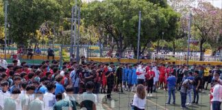 Foto: Fútbol Sala a gran escala en Managua / TN8