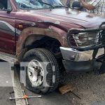 Violenta colisión entre moto y camioneta en Juigalpa: conductor en estado grave Foto: Fuerte accidente en Juigalpa, Chontales / TN8