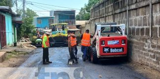 Foto: Nuevas calles en el barrio Camilo Ortega, Managua / TN8
