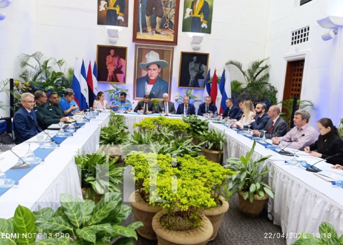Foto: Reunión de Nicaragua con delegación del Consejo de Seguridad de la Federación de Rusia / TN8