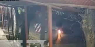 Foto: Robo de moto en el barrio Campo Bruce, Managua / TN8