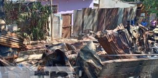 Foto: Pérdidas totales tras incendio en un barrio de Managua / TN8