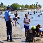 Foto: Policía de Nicaragua al resguardo en el Verano Seguro