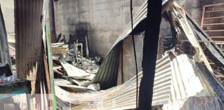 Foto: Incendio en el barrio 8 de Marzo, Managua / TN8