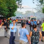 Fuego consume casa en Corinto: familia lo pierde todo, incluyendo la cuna del recién nacido Foto: Fuerte incendio en una vivienda de Corinto, Chinandega / TN8